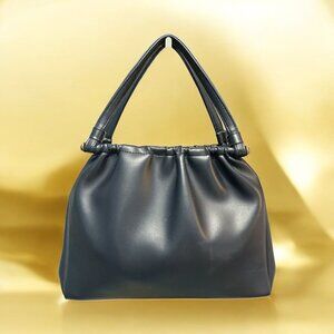 VTG JR USA Handbag Navy Marshmallow Kelly Bag Julius Resnick of Florida 60s NYC